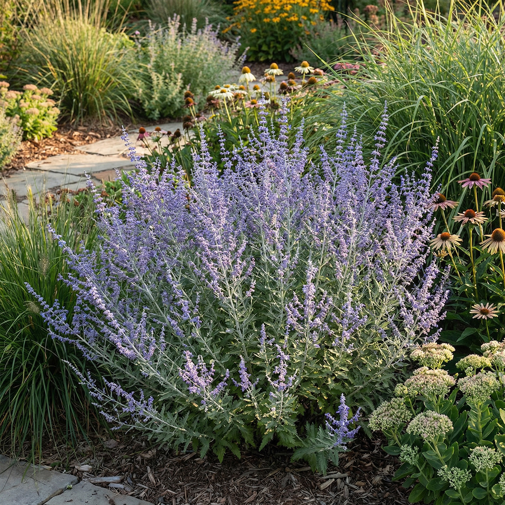 Lot de 2 - perovskia atriplicifolia prime time - h. 30-50 cm