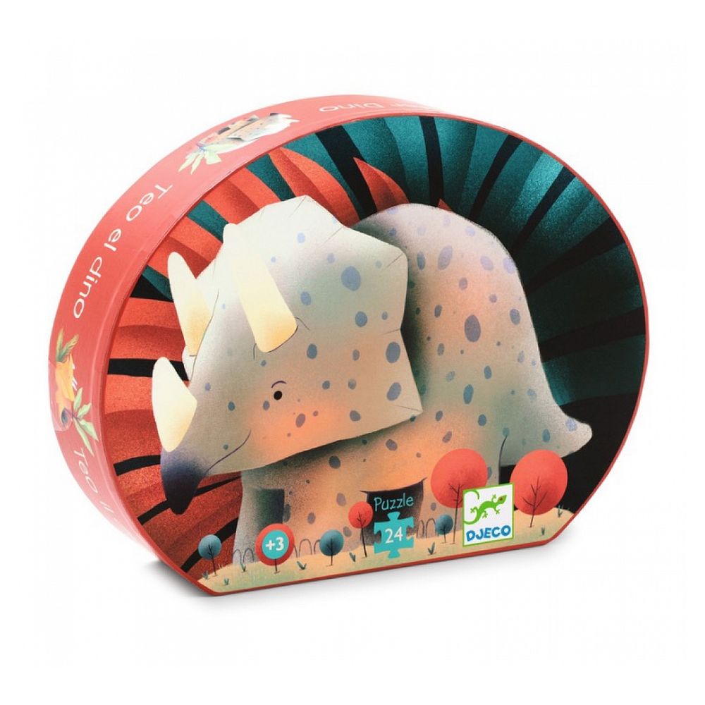 Puzzle silhouette teo le dino