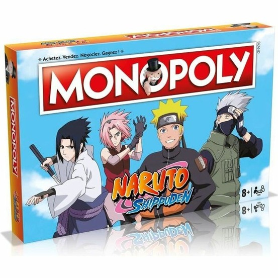 Jeu de plateau monopoly naruto