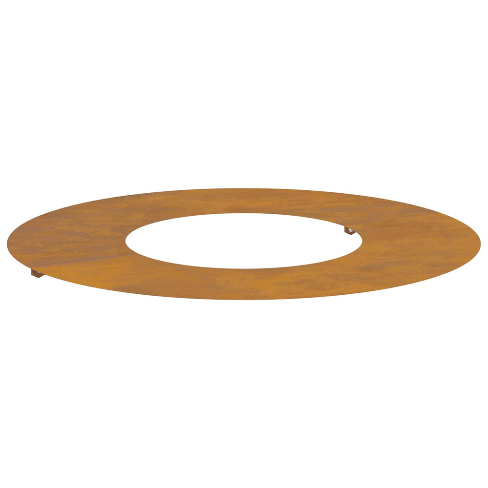 Adapté pour anneau d'arbre plat marron ø30 / 60 cm acier corten