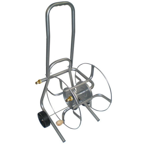 Dévidoir mobile capacité 50 mètres, dimensions après montage : 45x40x75 cm