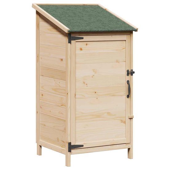Abri de jardin naturel 59 x 56 x 113,5 cm bois de sapin massif