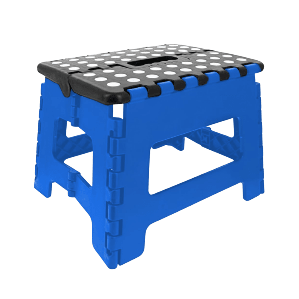 Bleu 31.5 x 25.5 x 22 cm venteo - marche pied pliable 25 cm