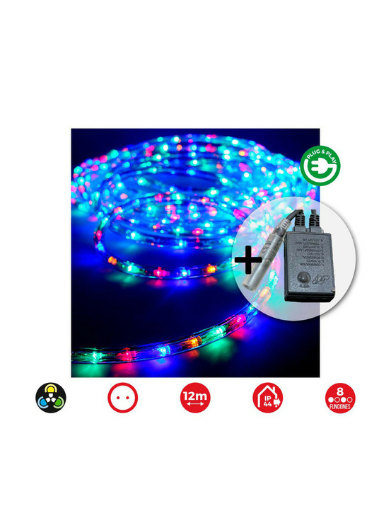 Kit flexiled 12m multifonction multicouleur edm