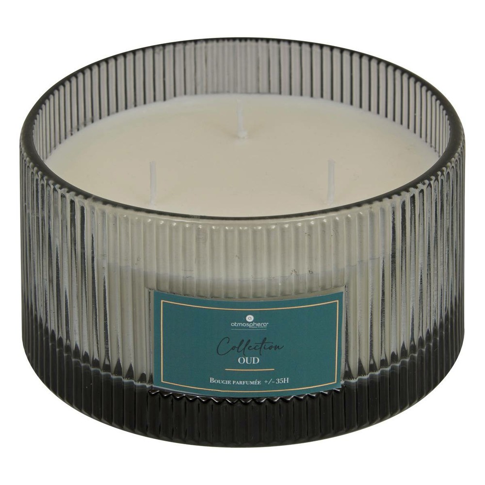 Bougie parfumée albie 635g pot verre oud