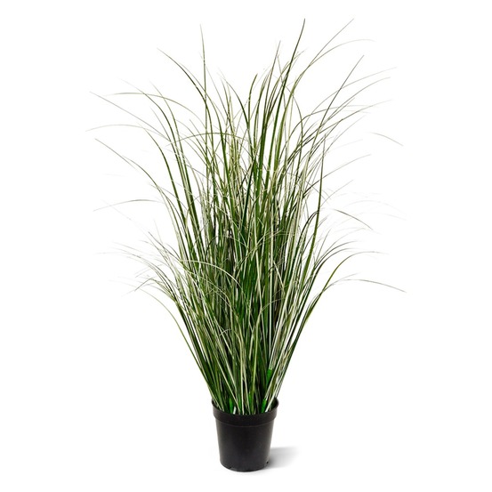 Herbe artificielle de 80 cm vert-crème