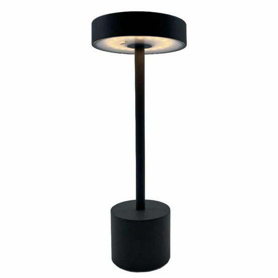 Lampe de table sans fil roby gris h30cm
