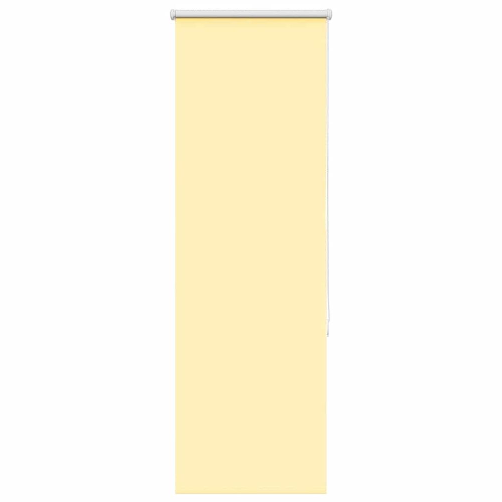 Store enrouleur occultant jaune largeur du tissu 50,7 cm