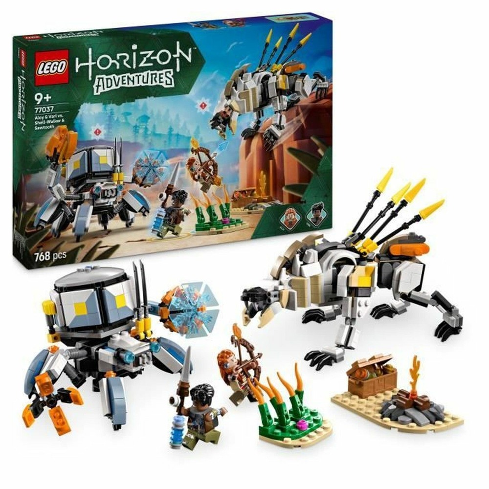 Lego horizon adventures 77037 aloy et varl contre testudien et dents de scie