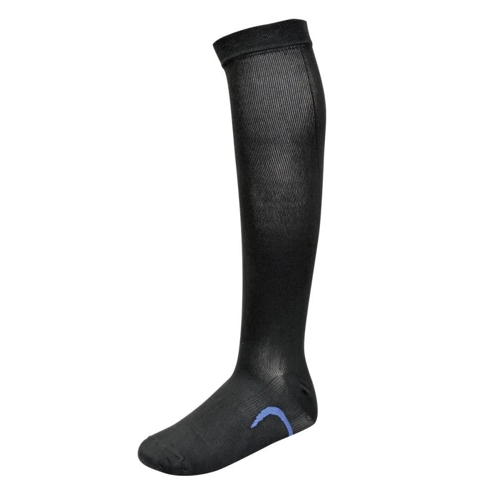 Mi-bas anti-fatigue homme - contention graduelle - noir