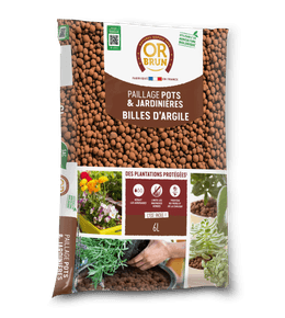 Obrparg6u - billes d'argile - favorise le drainage