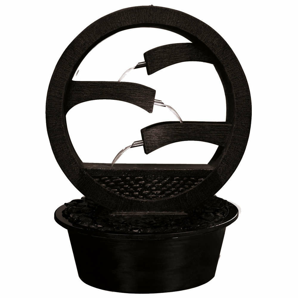 Fontaine sosux noir à encastrer l.70 x 15 x h.72 cm