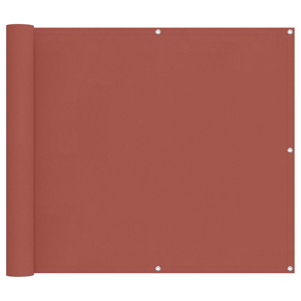 Écran de balcon 100 x 500 cm tissu oxford rectangulaire