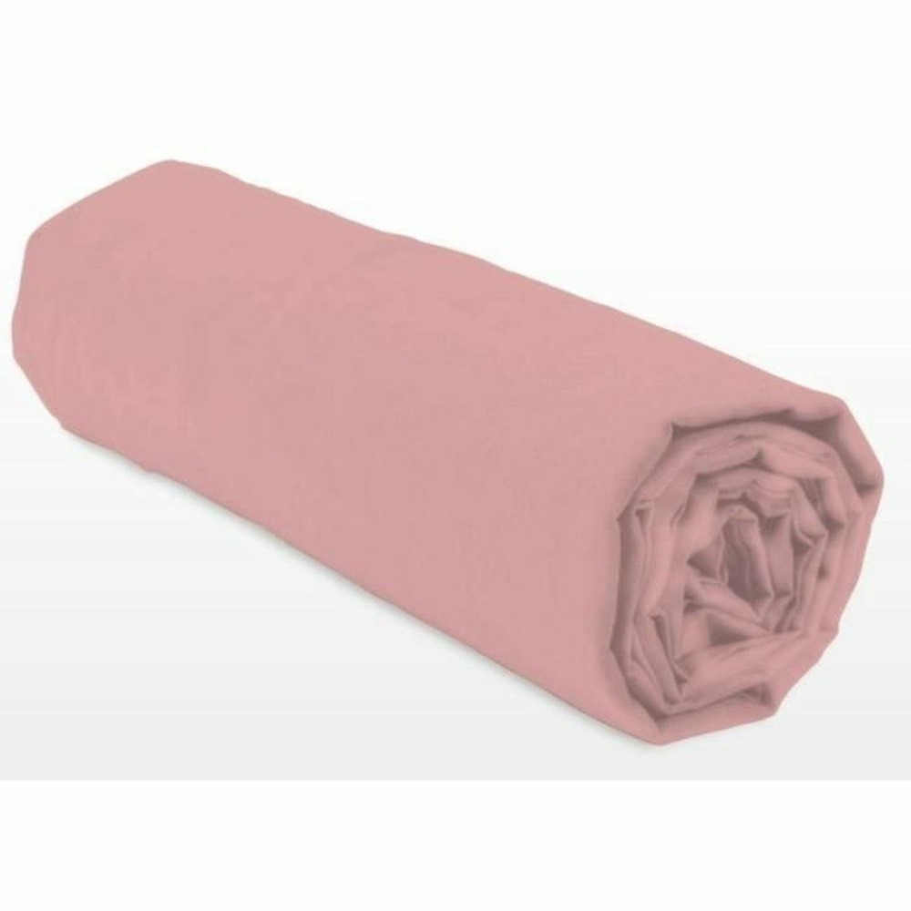 Drap-housse 160 x 200+35 cm - rose