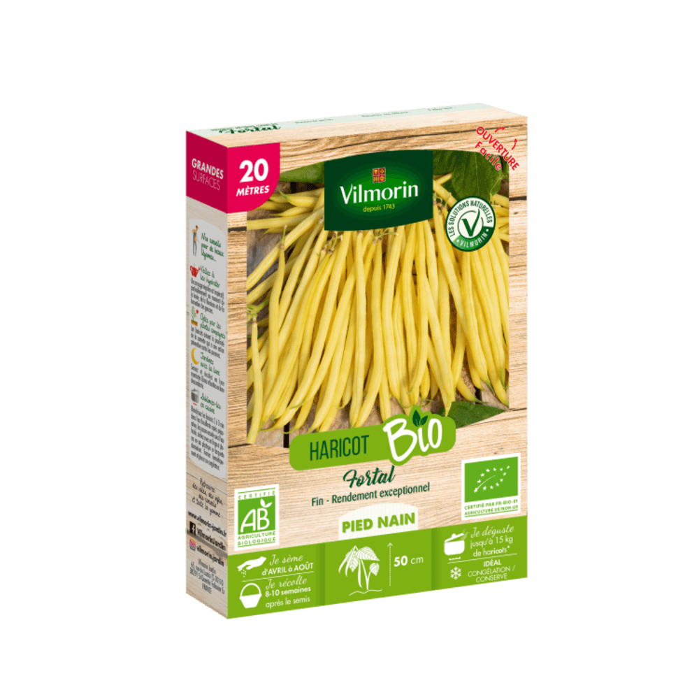 Haricot fortal - 20 m - bio