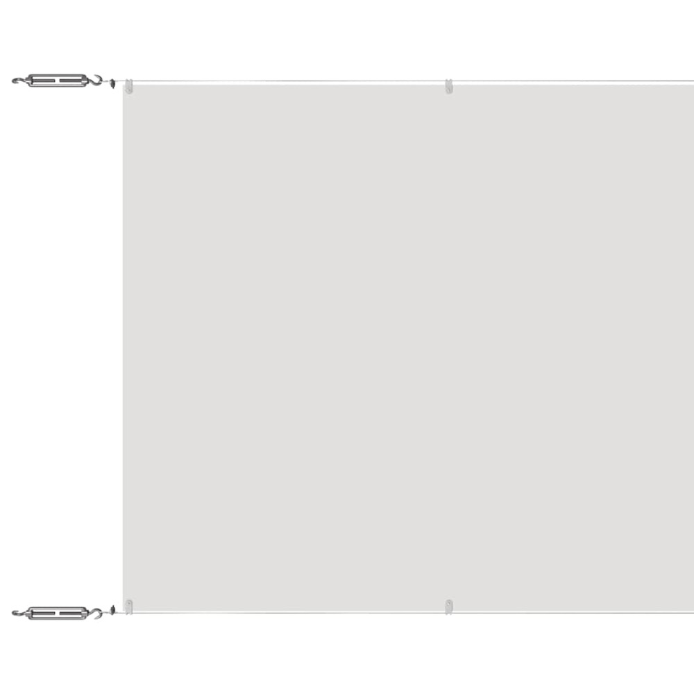 Auvent vertical blanc 180x1000 cm tissu oxford