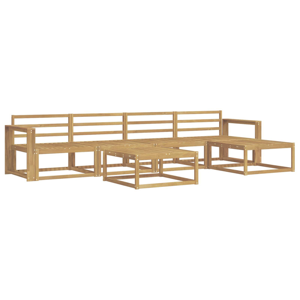 Ensemble de canapés d'extérieur 6 pcs blanc 79 x 79 x 37 cm