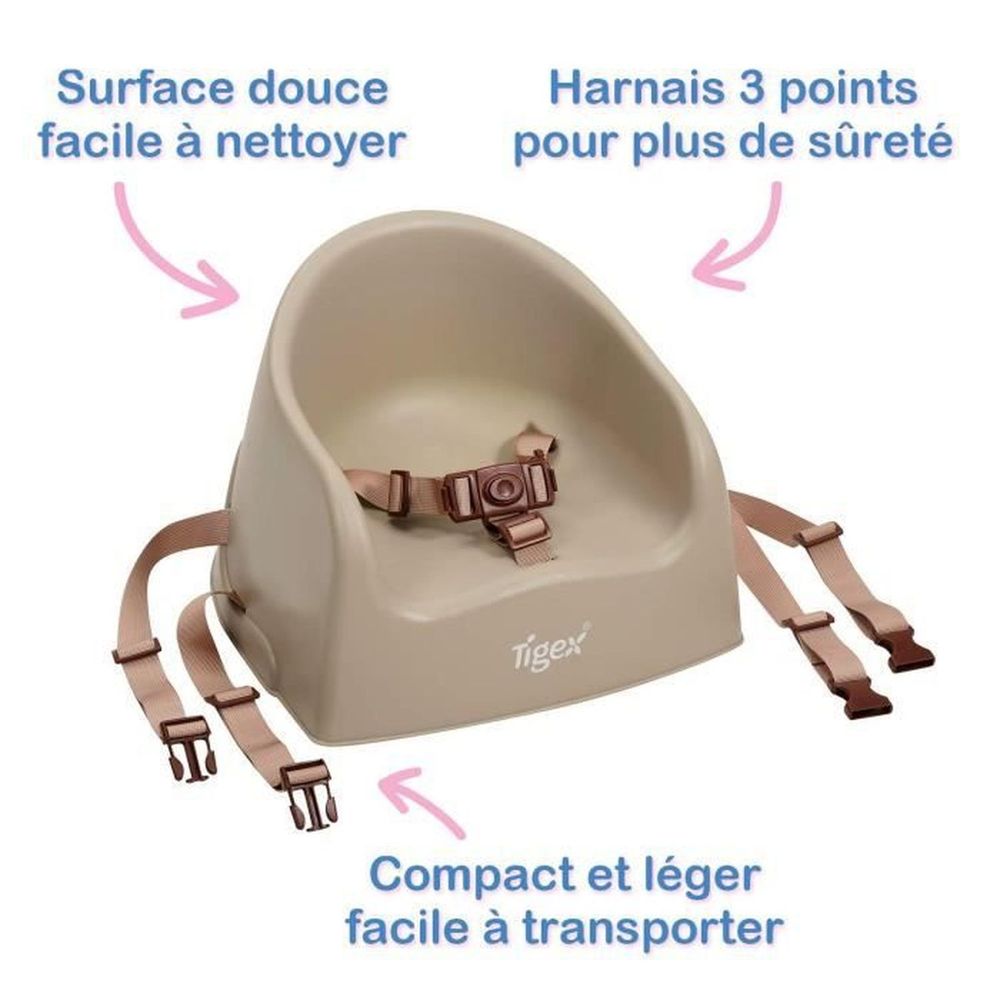 Réhausseur de chaise taupe