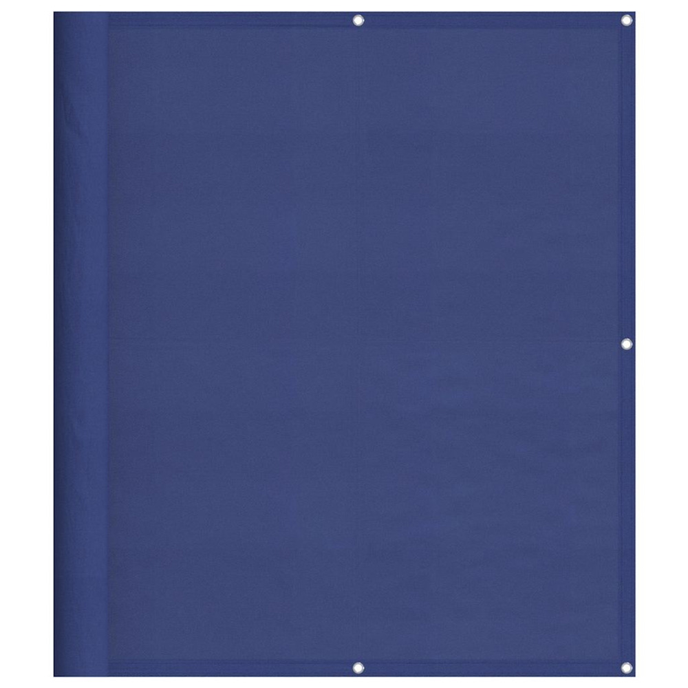 Écran de balcon bleu 120x700 cm 100% polyester oxford