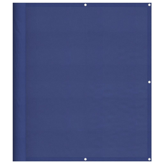 Écran de balcon bleu 120x700 cm 100% polyester oxford