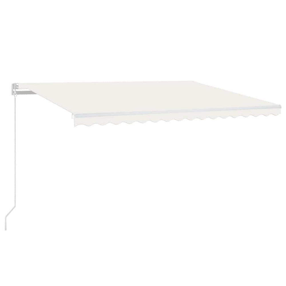 Auvent automatique avec capteur de vent et led 450x300 cm crème