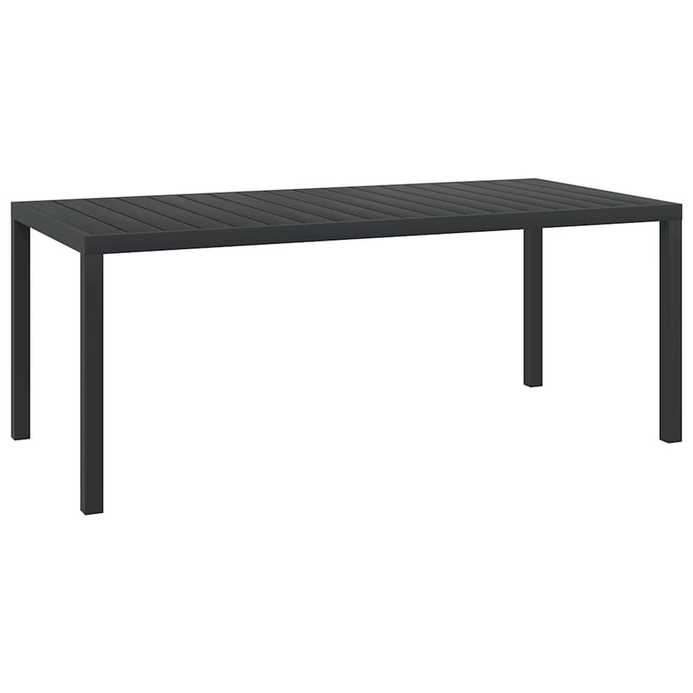 TABLE DE JARDIN NOIR 185 X 90-(866769)