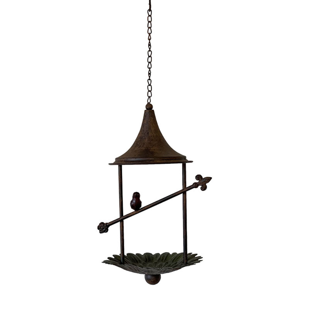 Mangeoire à suspendre oiseaux 27x22x68cm