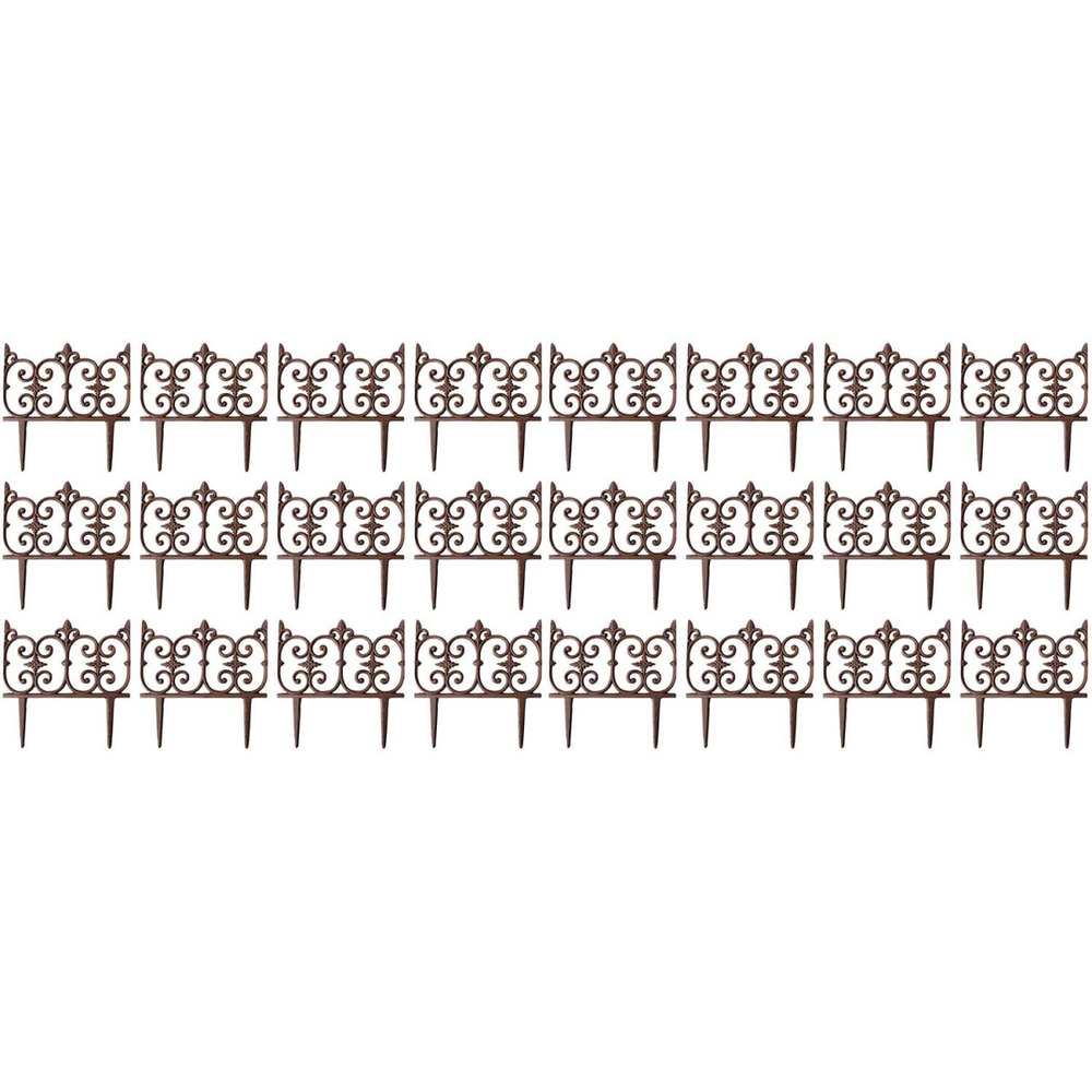 Bordure de jardin en fonte valentine lot de 24