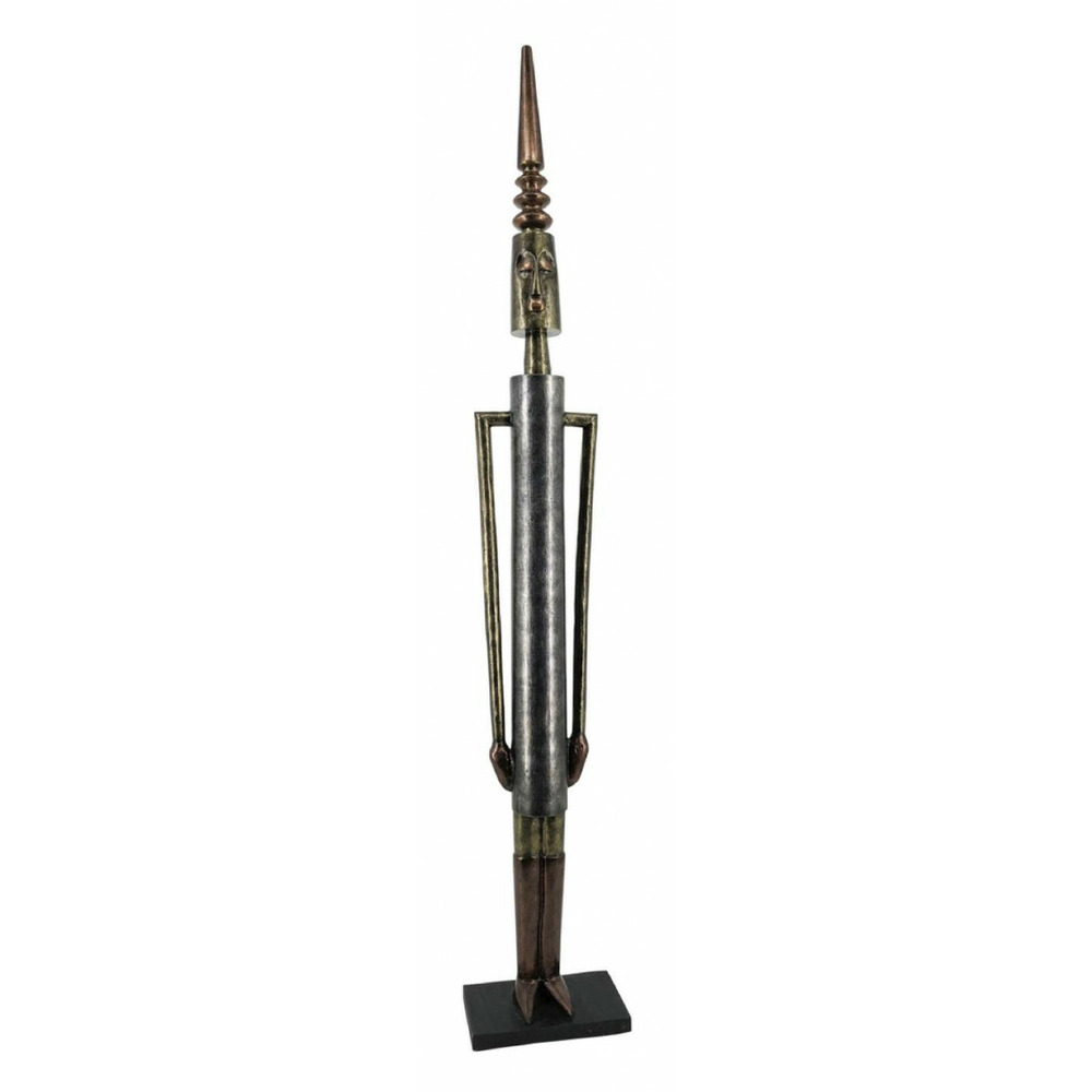 Statue bois argent - décoration d'autrefois