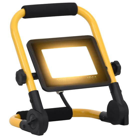 Projecteur à led avec poignée 30 w blanc chaud