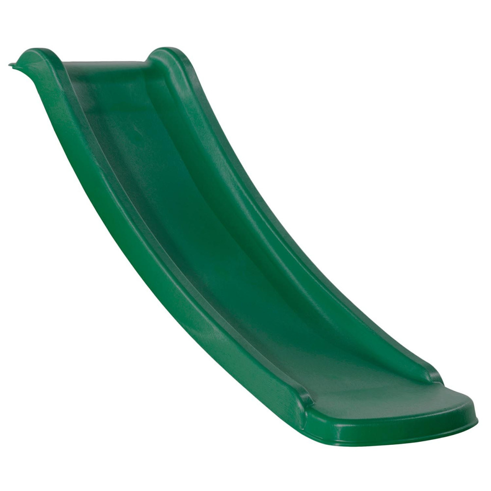 Glissière de toboggan avec vague en pehd toba 120cm vert foncé
