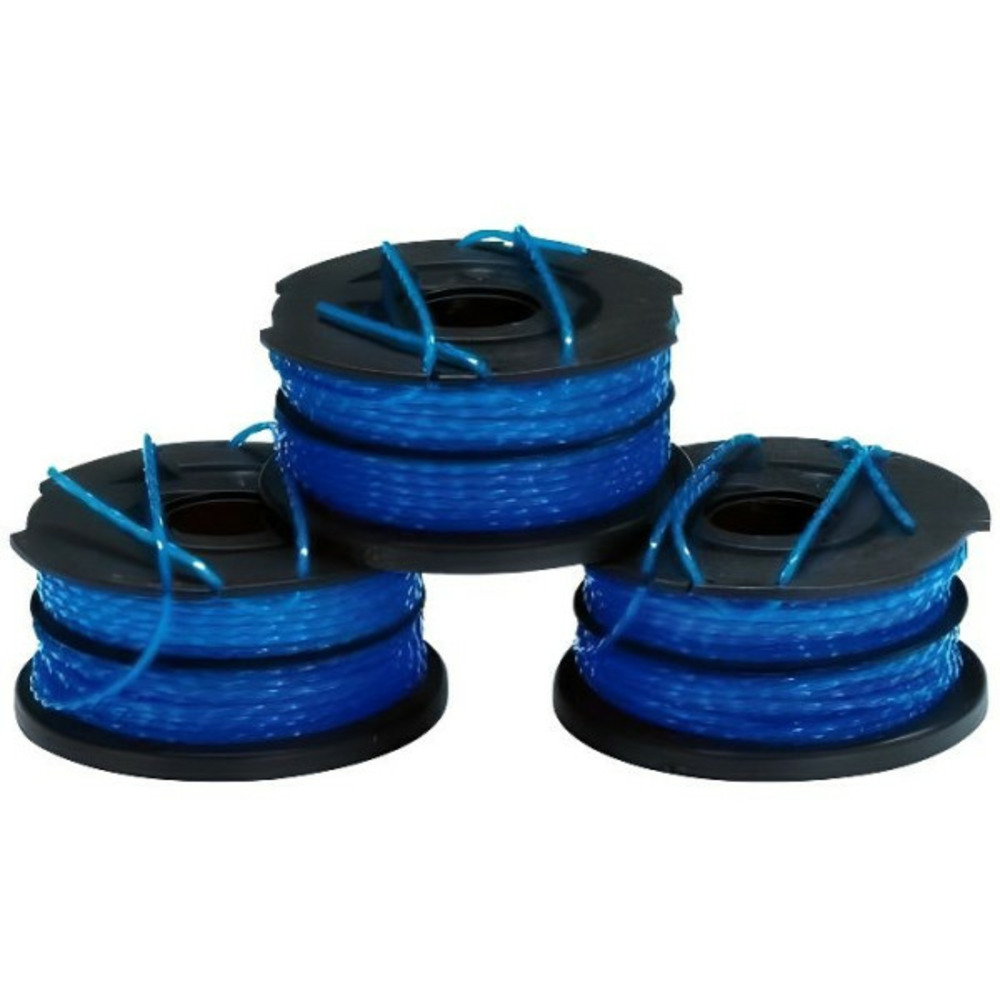 Black & decker lot de 3 bobines de rechange pour coupe-bordures reflex plus a6441