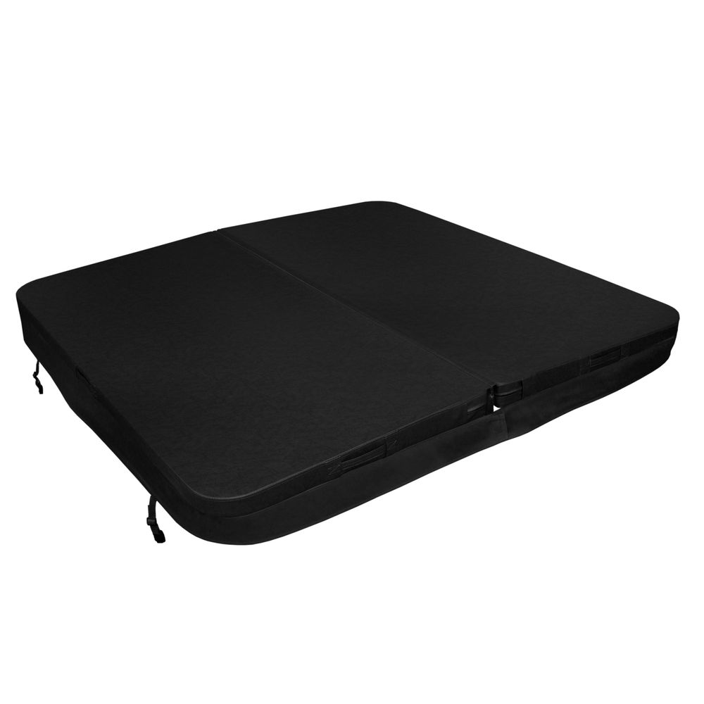 Housse de spa jardi - noir - 210 cm x 210 cm