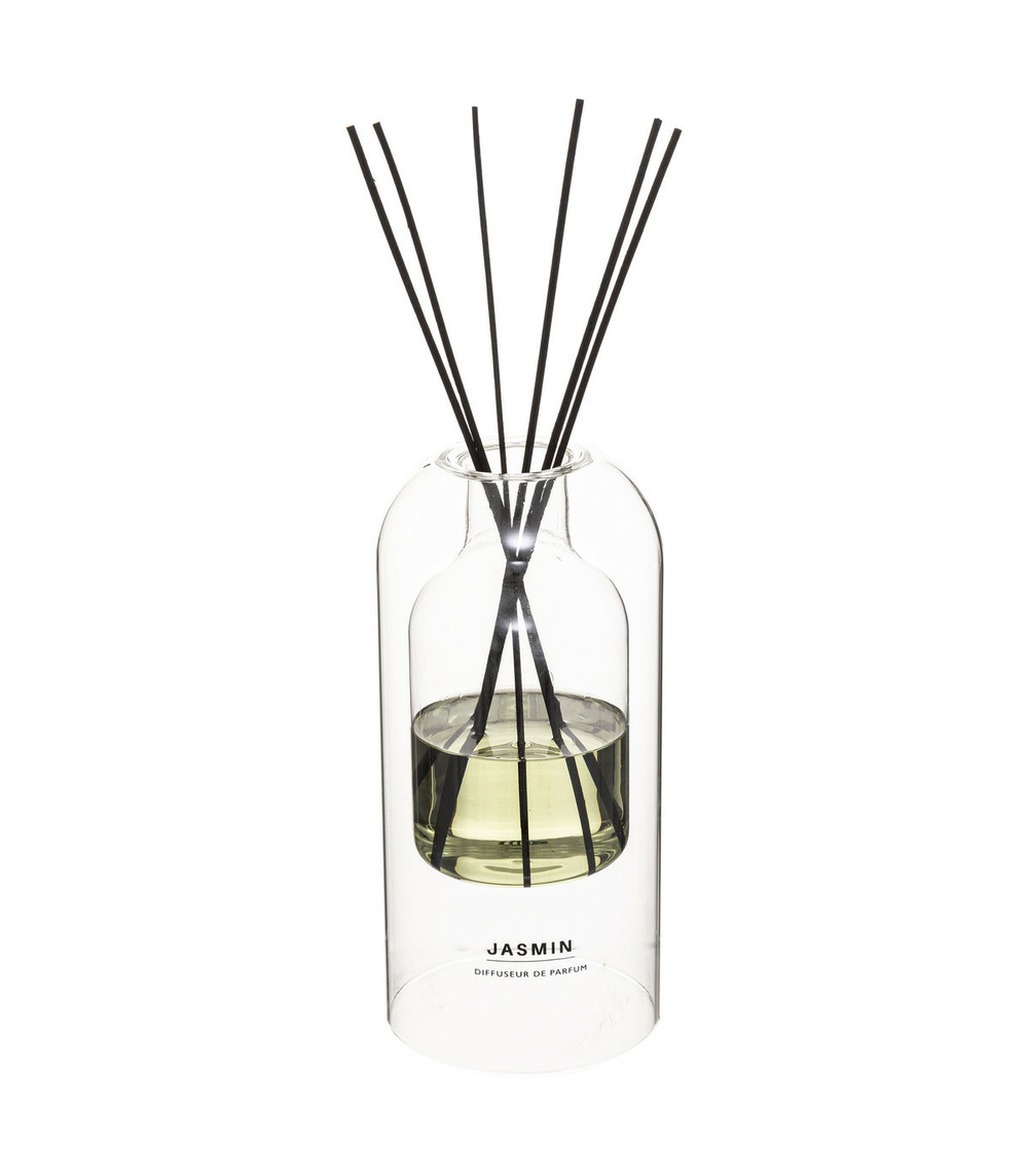 Diffuseur de parfum jasmin 500 ml avec 6 bâtonnets
