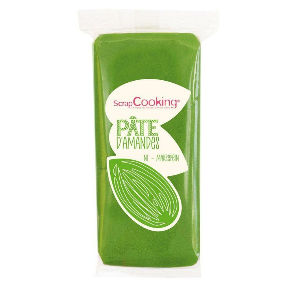 Pâte d'amande - vert - 200 g