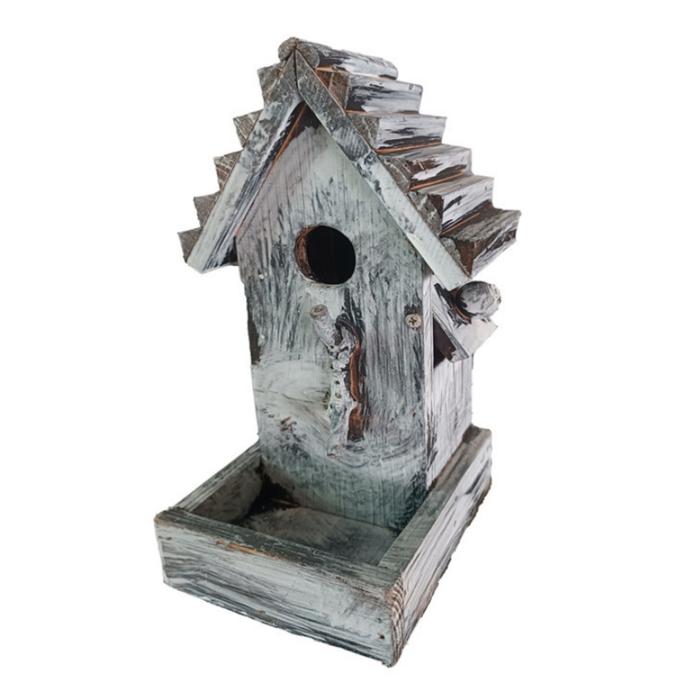 Nichoir finition bois vieillie