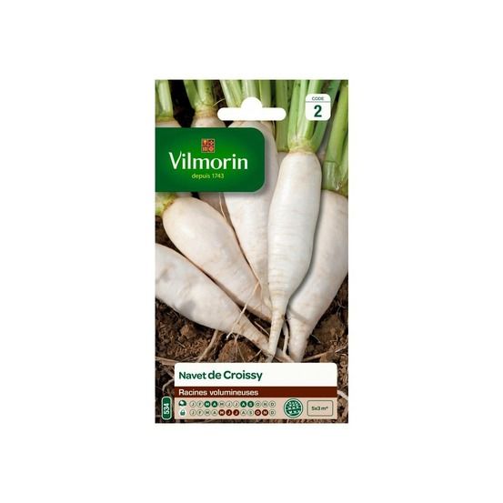 Sachet de graines navet de croissy vilmorin