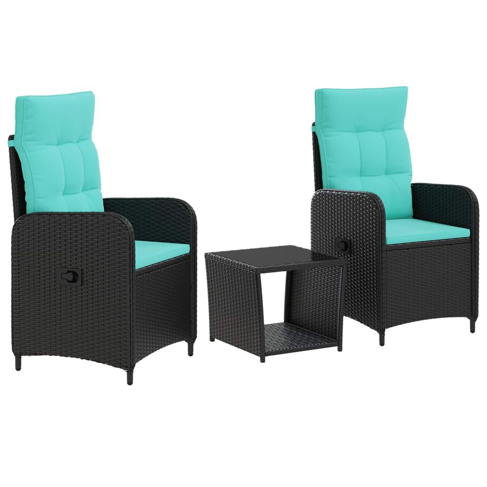 Ensemble de salon de jardin 3 pc
