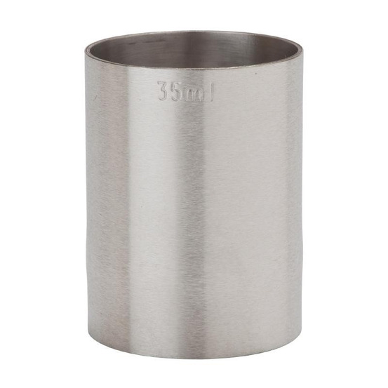 Mesure de bar en inox professionnelle estampillée ce 35 ml - beaumont