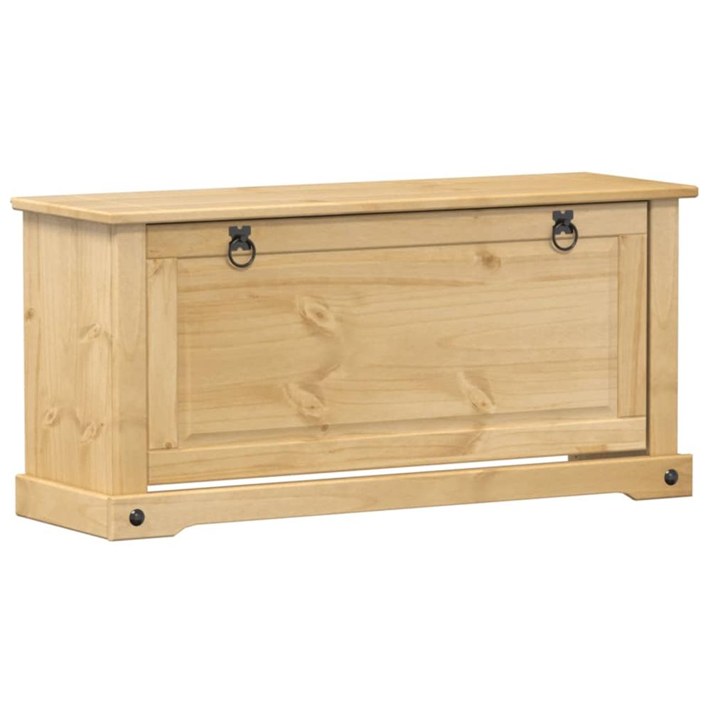 Armoire à chaussures corona 99x32x47 cm bois de pin massif