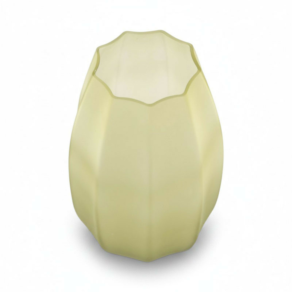 Vase tricia vert mat verre 20x20x38cm