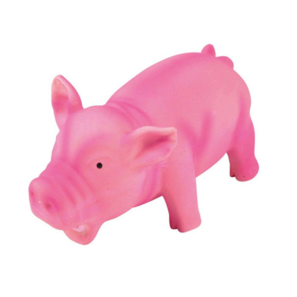 Jouet pour chien cochon 15cm rose