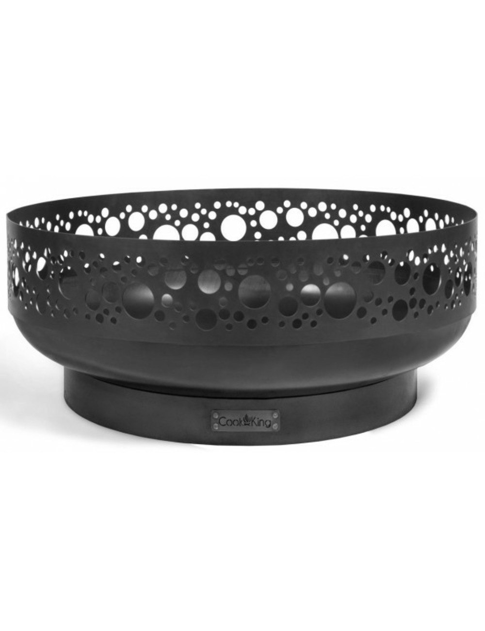 Brasero de jardin boston décoré en acier 80 cm-braséro seul-80 --