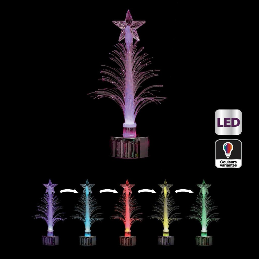 Sujet de noël lumière mini sapin