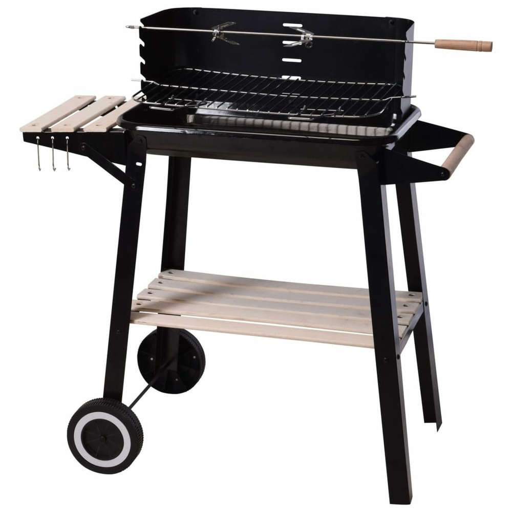 Barbecue au charbon 86,5 cm noir