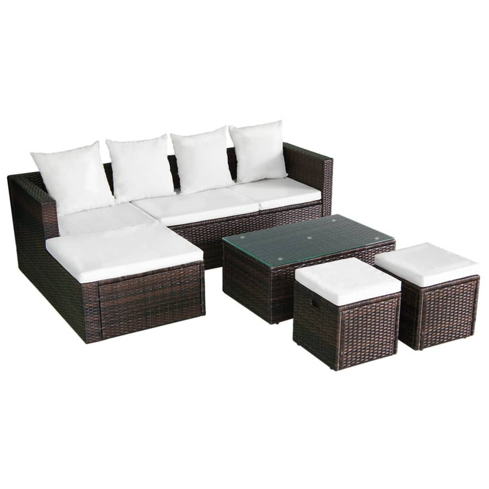 VIDAXL SALON DE JARDIN 4 11-(917458)