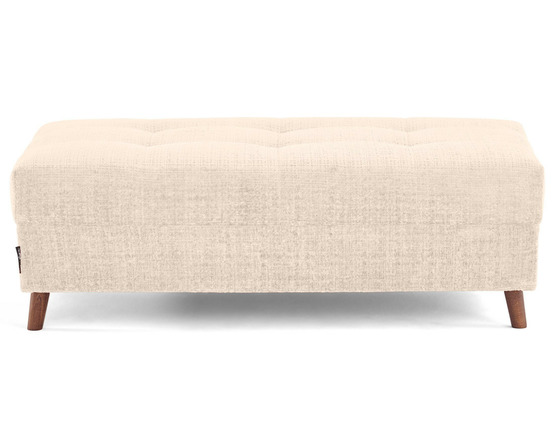 Rune - pouf en velours texturé