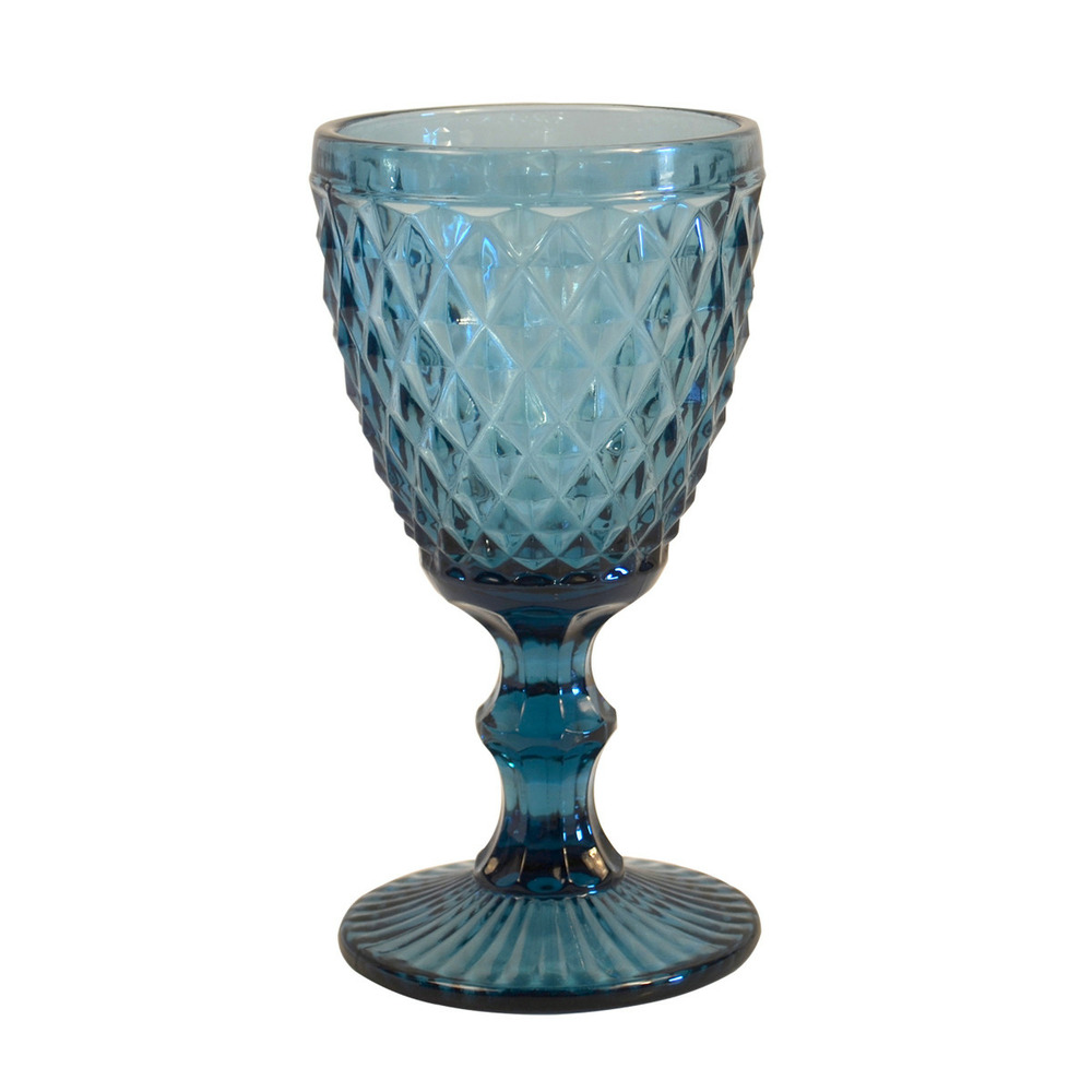 Diamond bleu - 6 verres à pied 20 cl