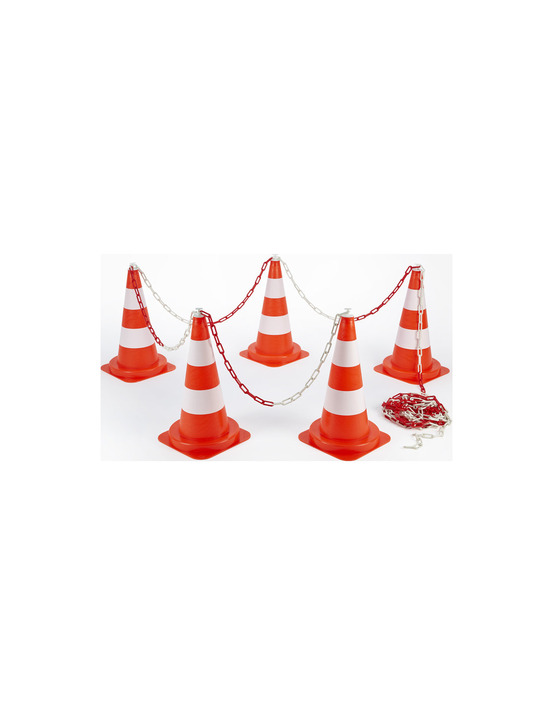 Kit balisage 5 cones 50cm pvc