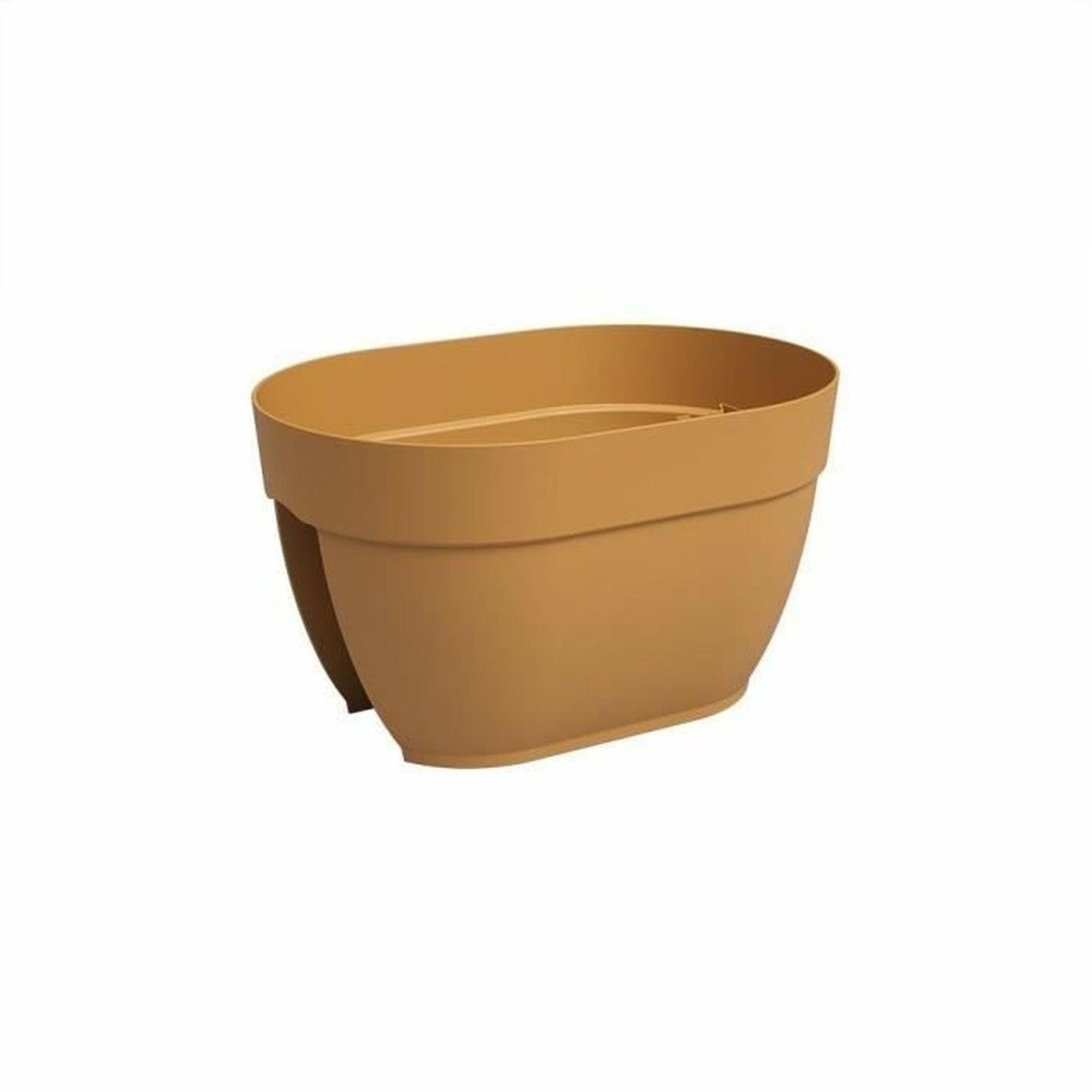 Jardinière balcon capri campana 40 ma - jaune miel - 39 x 25,6 x 22,5 cm